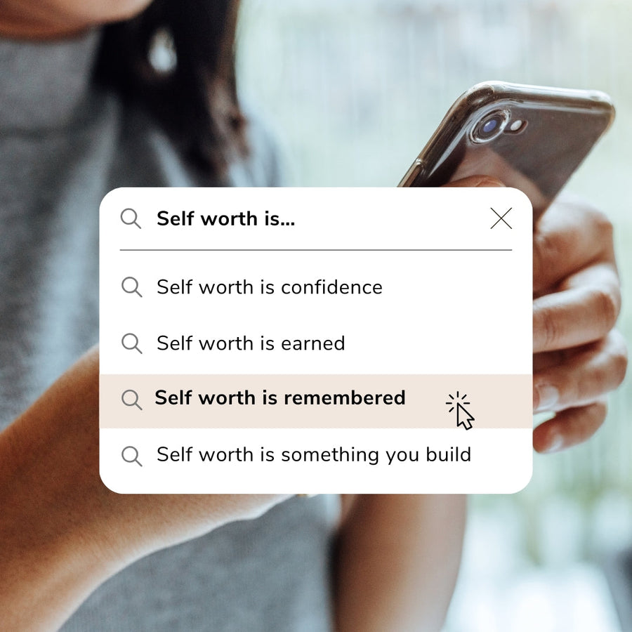 Self Worth Is Remembered, Not Earned or Built