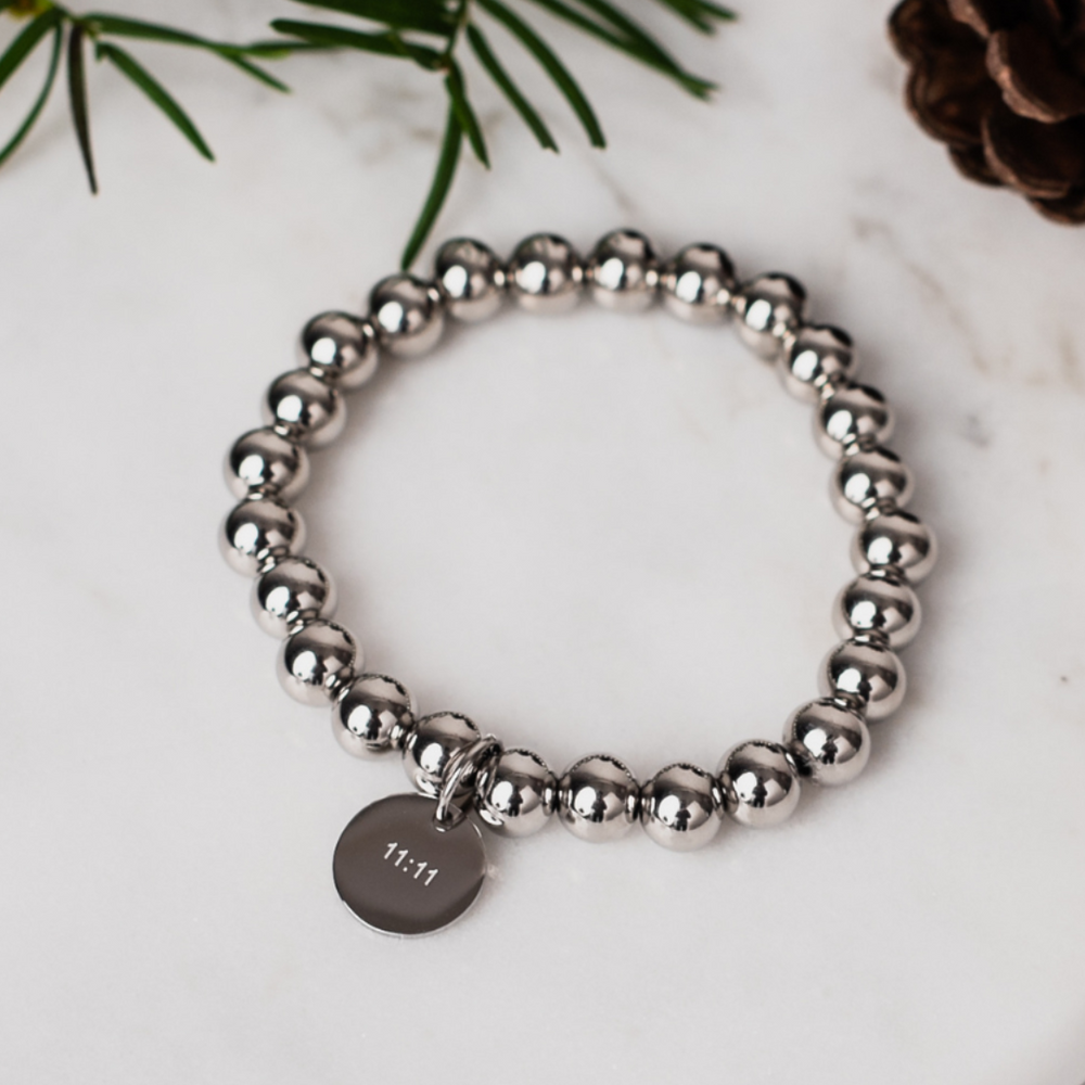 11:11 Manifestation Bracelet – affirmation jewelry for intention setting and self-empowerment by Worthy Wands