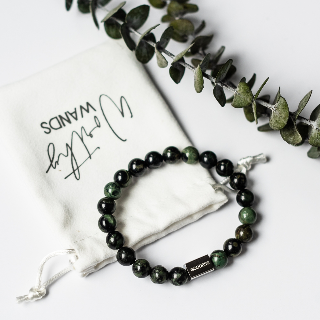 Empowerment jewelry – self-love mantra bracelet for women Jasper Crystal Bracelets, Crystal Bracelet, Badass bracelet, goddess bracelet, motivational bracelets, worthy wands, neurohealing bracelets, green bracelet, goddess, badass, bracelets for her, crystal bracelets, healing bracelets, mantra jewelry, girl boss, goddess jewelry, mantra bracelet