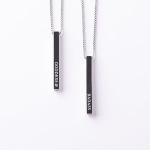 Goddess Badass Necklace – Empowerment Jewelry for Women by Worthy Wands