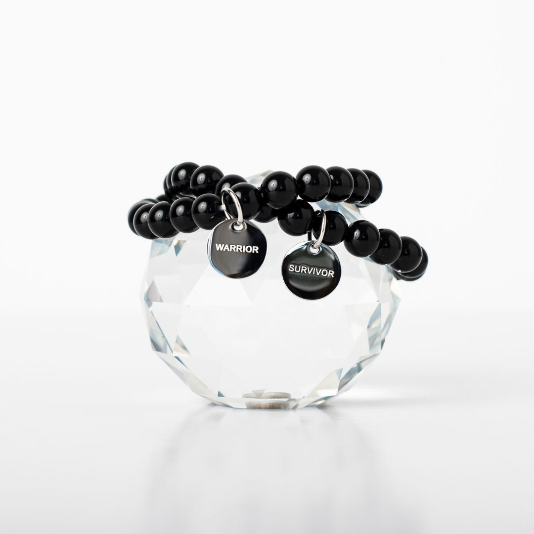 Worthy Wands Bracelet – Empowerment & Self-Love Jewelry for Women Black Onyx Bracelets, healing bracelets, crystals bracelets, motivational bracelets, inspirational bracelets, beaded bracelets, boho bracelets, cancer gifts, Warrior Bracelet, Survivor Bracelet, Mantra Jewelry, Self Worth Jewelry, Gifts for her, charm bracelets