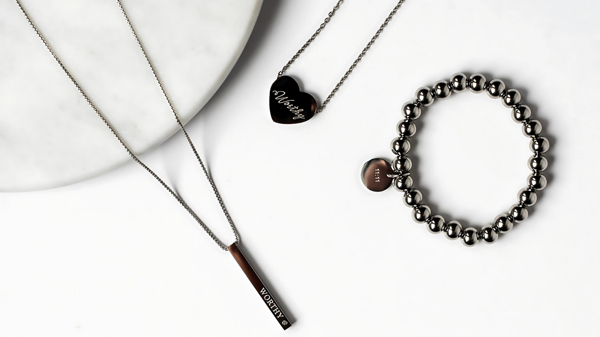 Worthy Wands self-love necklace – affirmation empowerment jewelry for women